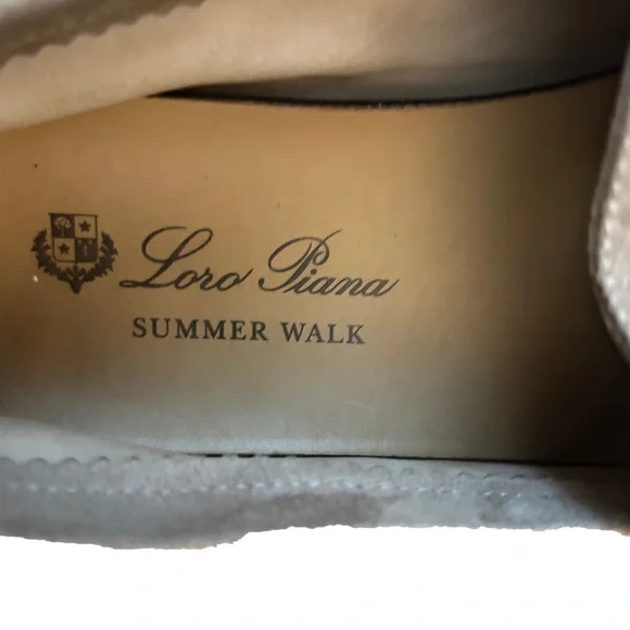 Loro Piana Beige Summer Charm Walk Loafers